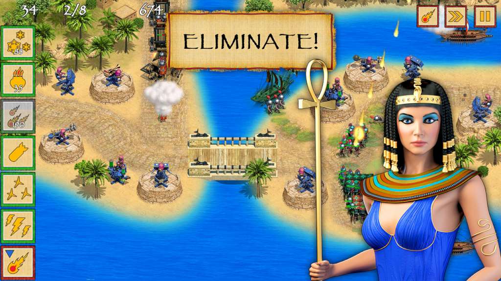 Defense of Egypt: Cleopatra Mission Steam CD Key, $0.5