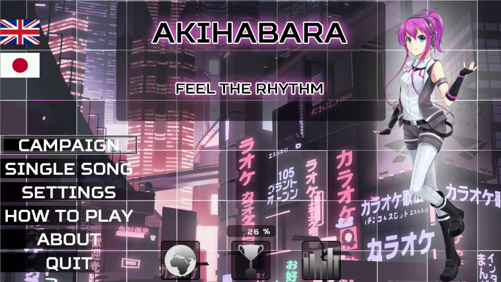 Akihabara - Feel the Rhythm Steam CD Key, $1.25