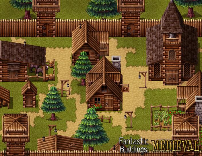 RPG Maker VX Ace - Fantastic Buildings: Medieval Steam CD Key, $6.54