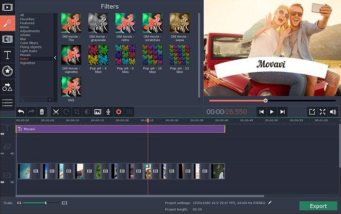 Movavi Video Editor 15 Key (Lifetime / 1 PC), $18.43