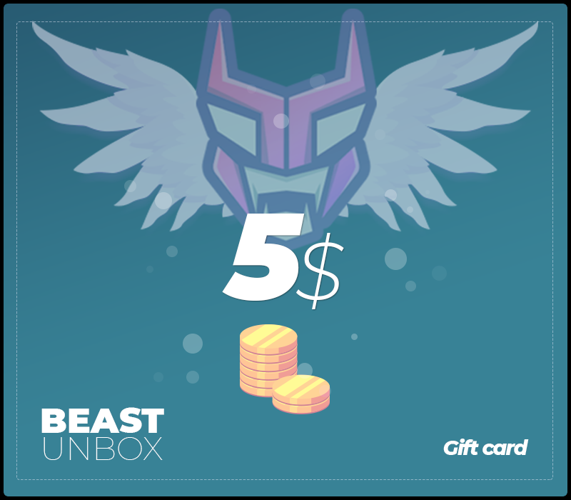 BeastUnbox.com $5 Gift Card, $5.53
