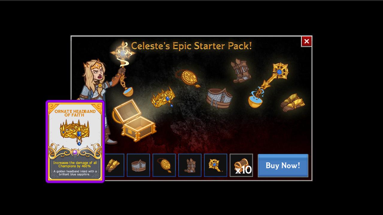 Idle Champions of the Forgotten Realms - Celeste's Starter Pack DLC Steam CD Key, $0.43