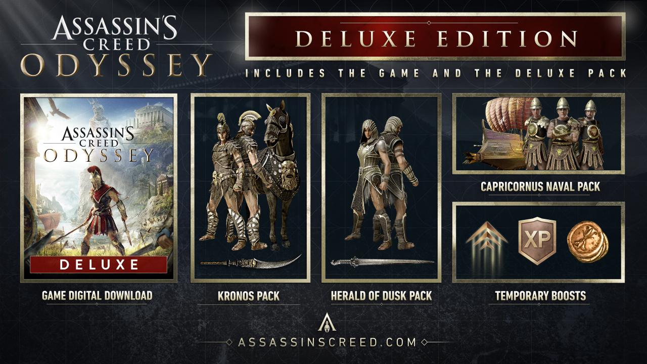 Assassin's Creed Odyssey Deluxe Edition EMEA Ubisoft Connect CD Key, $13.94