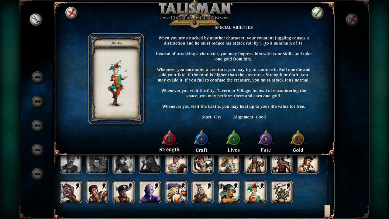 Talisman - Character Pack #12 - Jester DLC Steam CD Key, $0.86