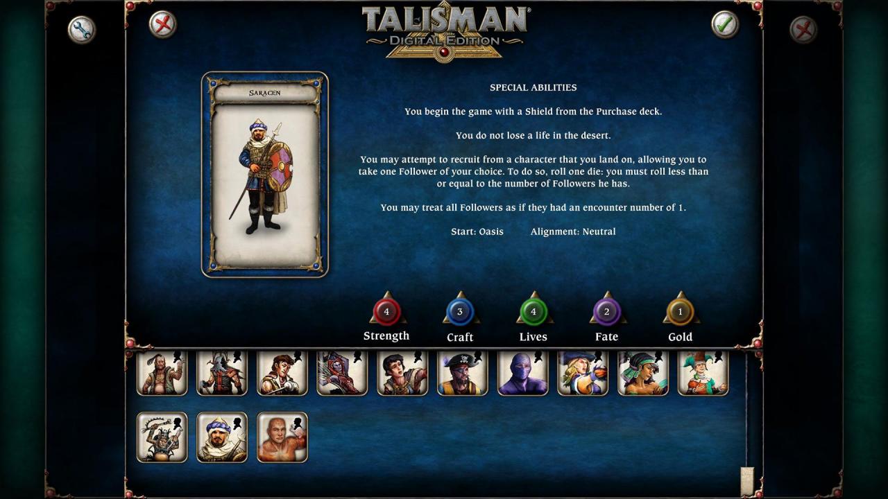 Talisman - Character Pack #15 - Saracen DLC Steam CD Key, $0.79