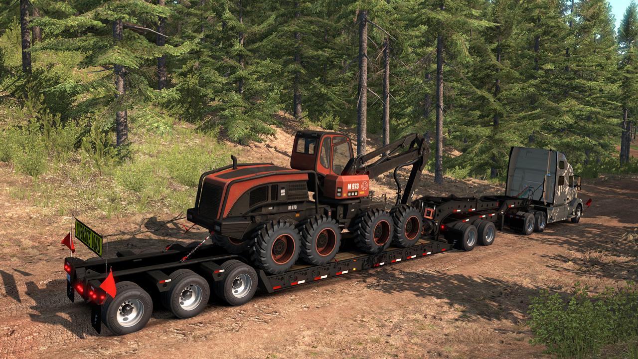 American Truck Simulator - Forest Machinery DLC EU Steam Altergift, $3.34