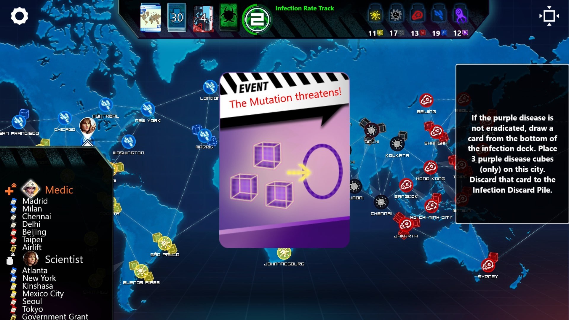 Pandemic: On the Brink - Mutation DLC Steam CD Key, $0.79