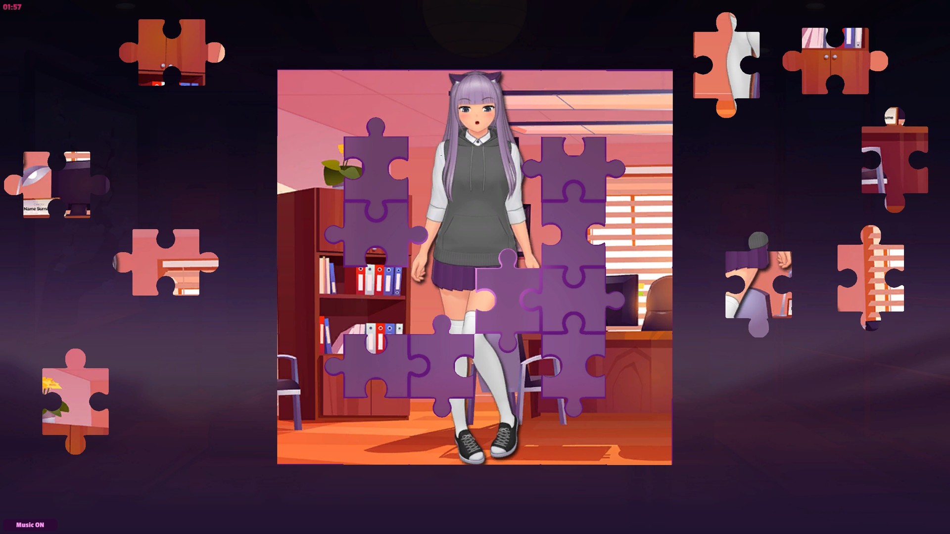 Anime Jigsaw Girls - Office Steam CD Key, $0.5