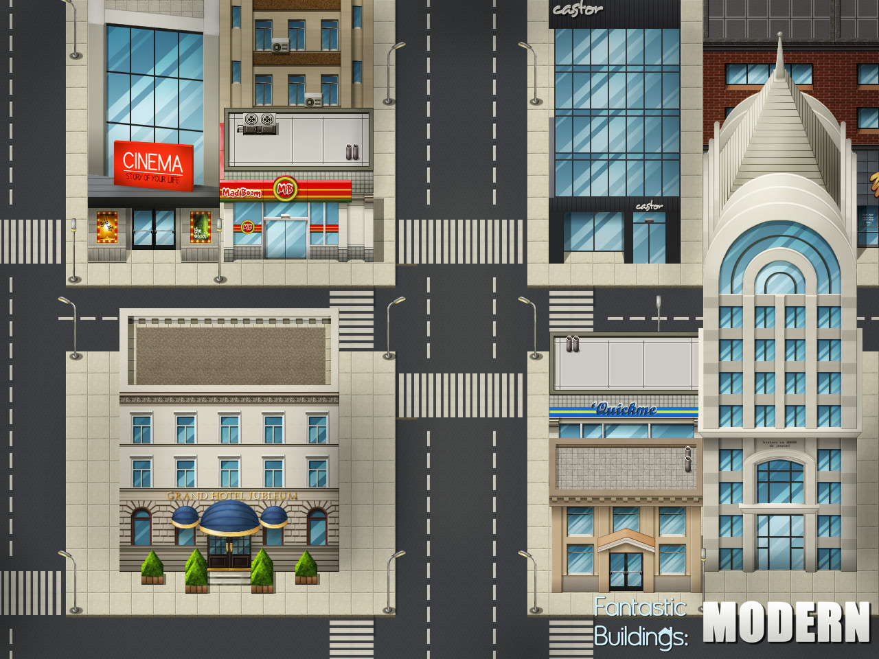 RPG Maker VX - Ace Fantastic Buildings: Modern DLC EU Steam CD Key, $5.07