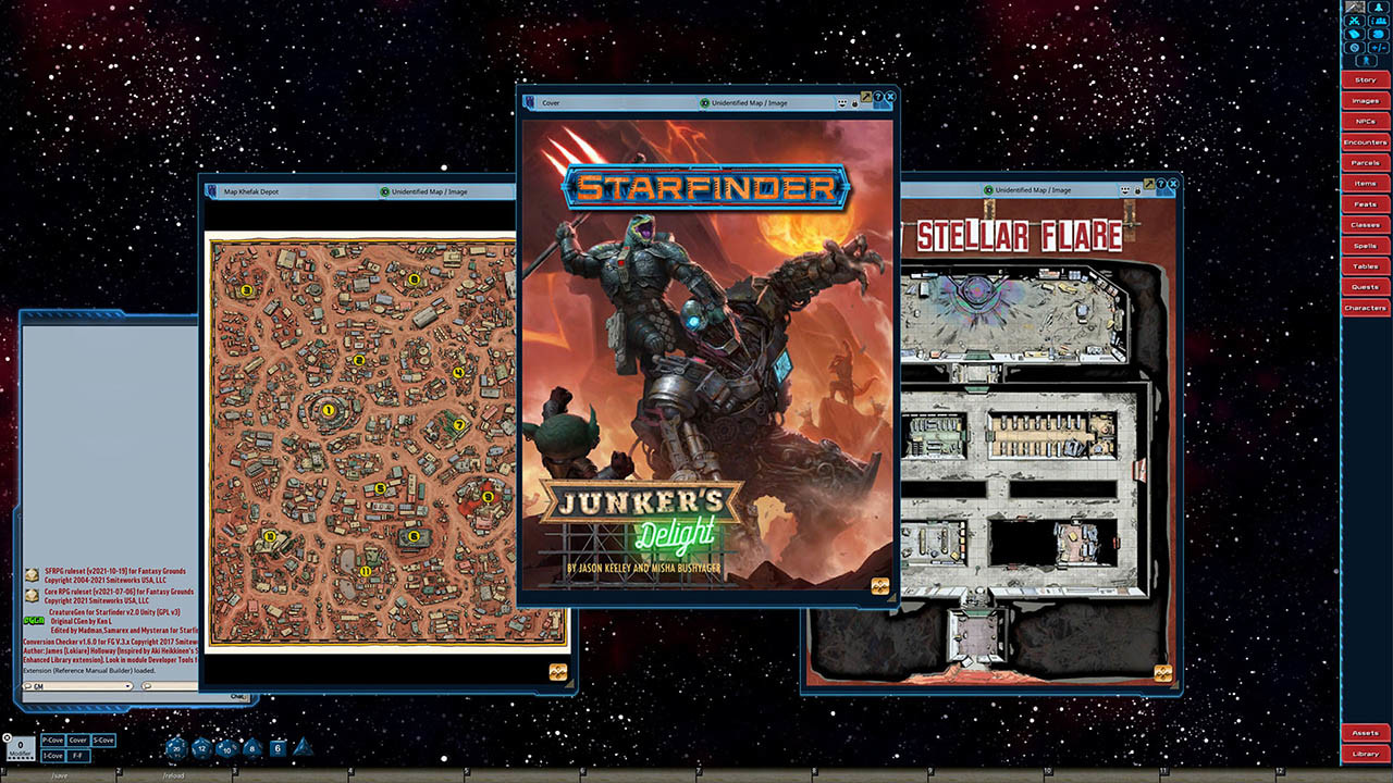 Fantasy Grounds - Starfinder RPG - Junker's Delight Steam CD Key, $2.41