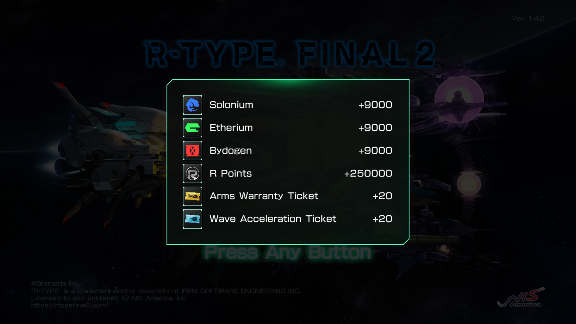 R-Type Final 2 - Ace Pilot Special Training Pack III DLC Steam CD Key, $5.64