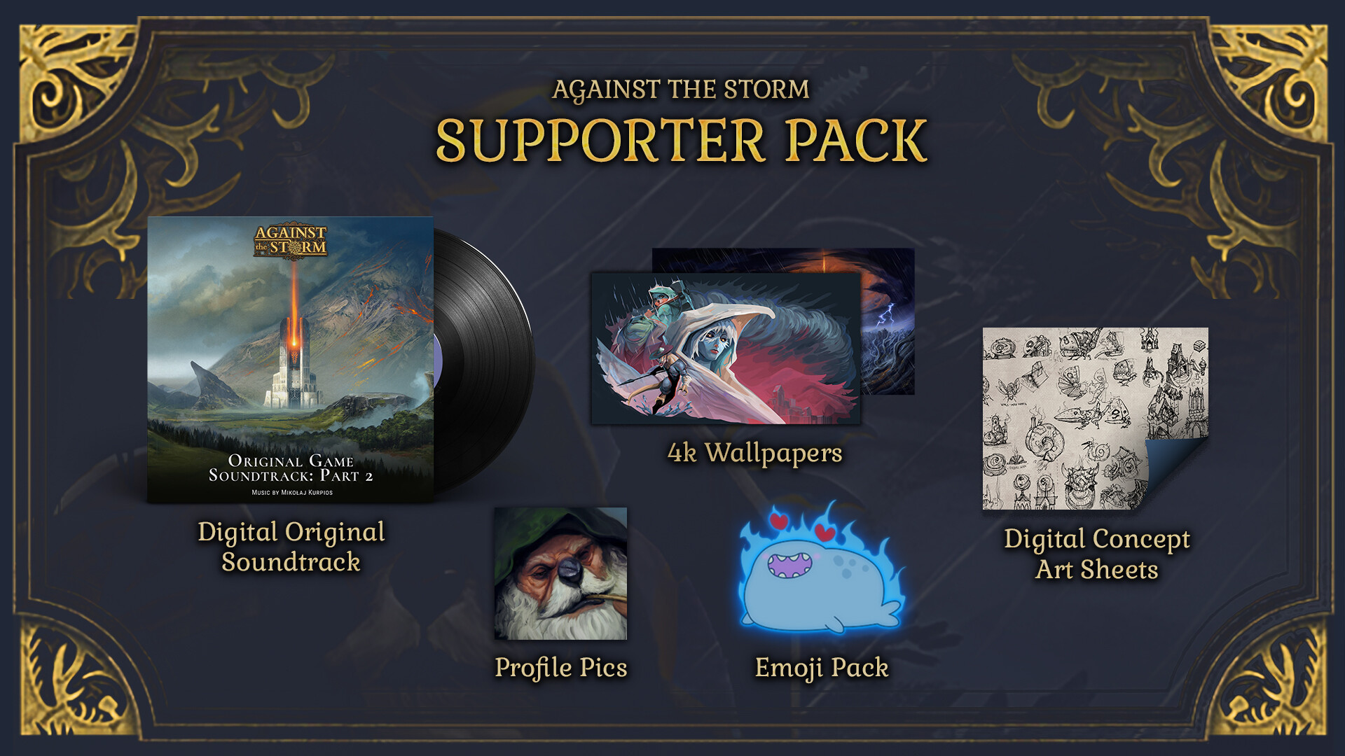 Against the Storm - Supporter Pack DLC Steam CD Key, $7.74