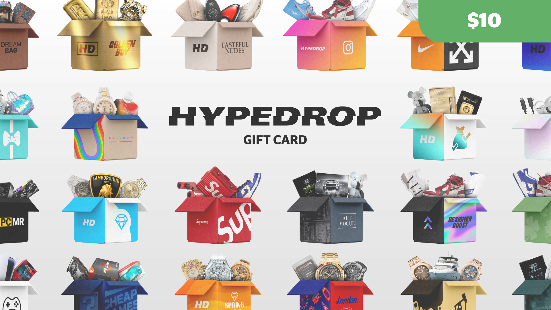 10$ HypeDrop Gift Card 10 USD Prepaid Code, $12.17