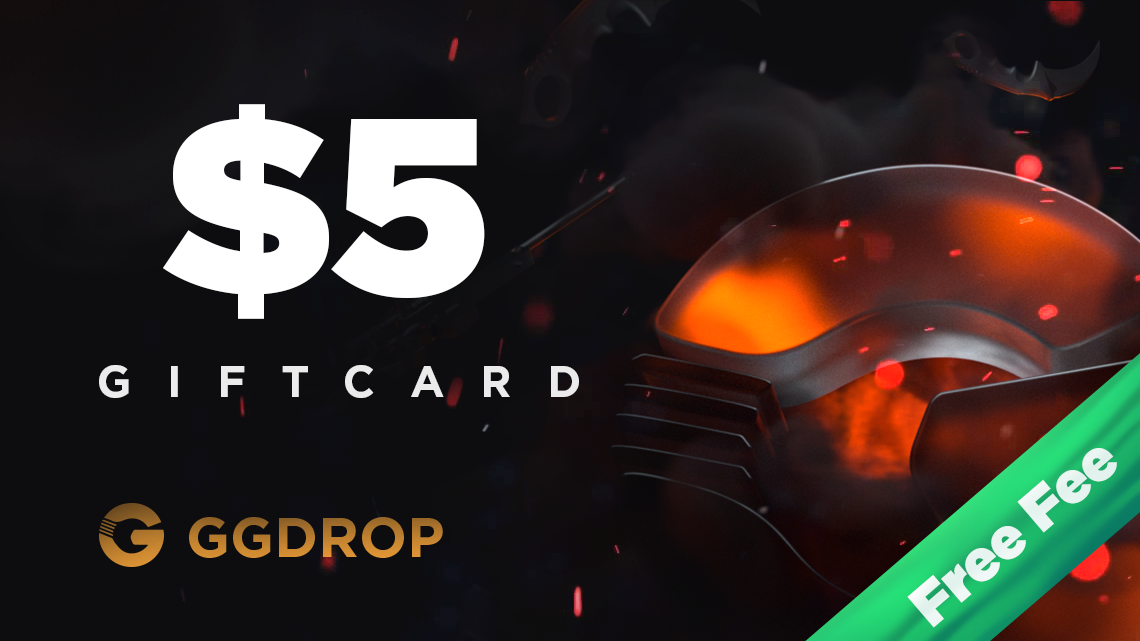 GGdrop $5 Gift Card, $5.42