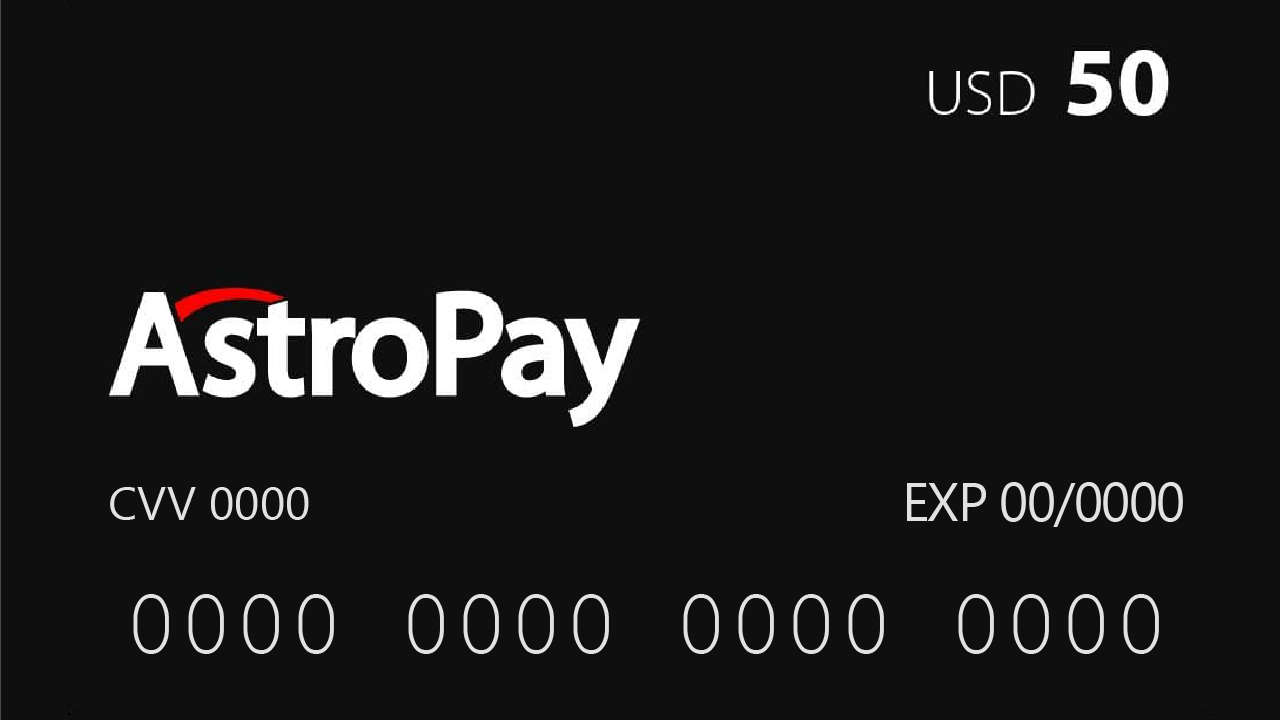 Astropay Card £50 UK, $72.79