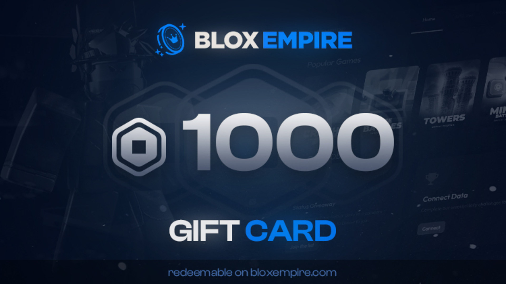 Bloxempire 1,000 Balance Gift Card, $2.76