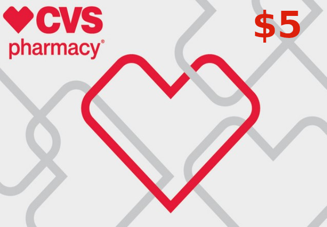 CVS Pharmacy $5 Gift Card US, $3.95
