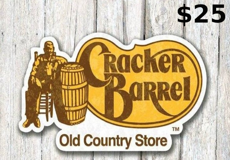 Cracker Barrel Old Country Store $25 Gift Card US, $16.95