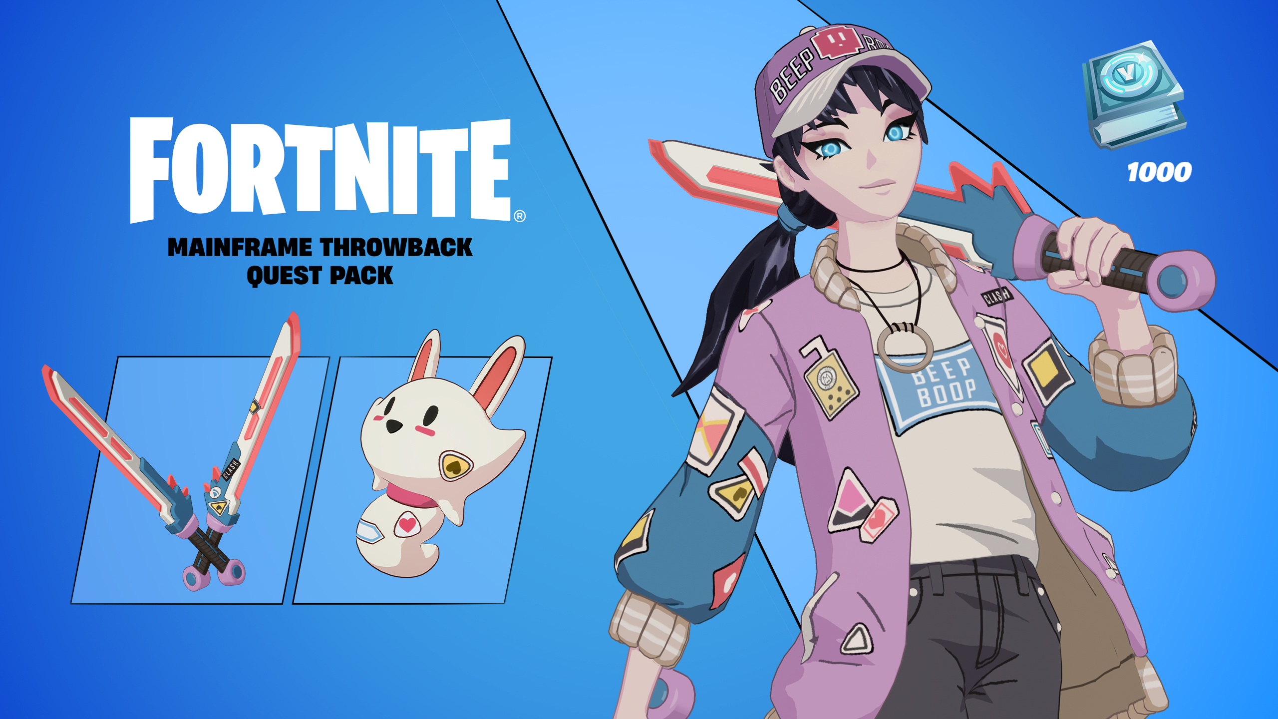 Fortnite - Mainframe Throwback Quest Pack DLC TR XBOX One / Xbox Series X|S CD Key, $18.07