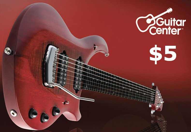 Guitar Center $5 Gift Card US, $3.67