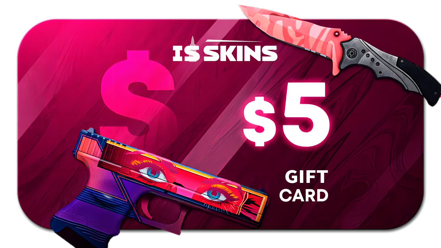 ISSKINS $5 Gift Card, $5.29