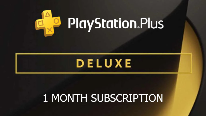PlayStation Plus Deluxe 1 Month Subscription ACCOUNT, $16.94