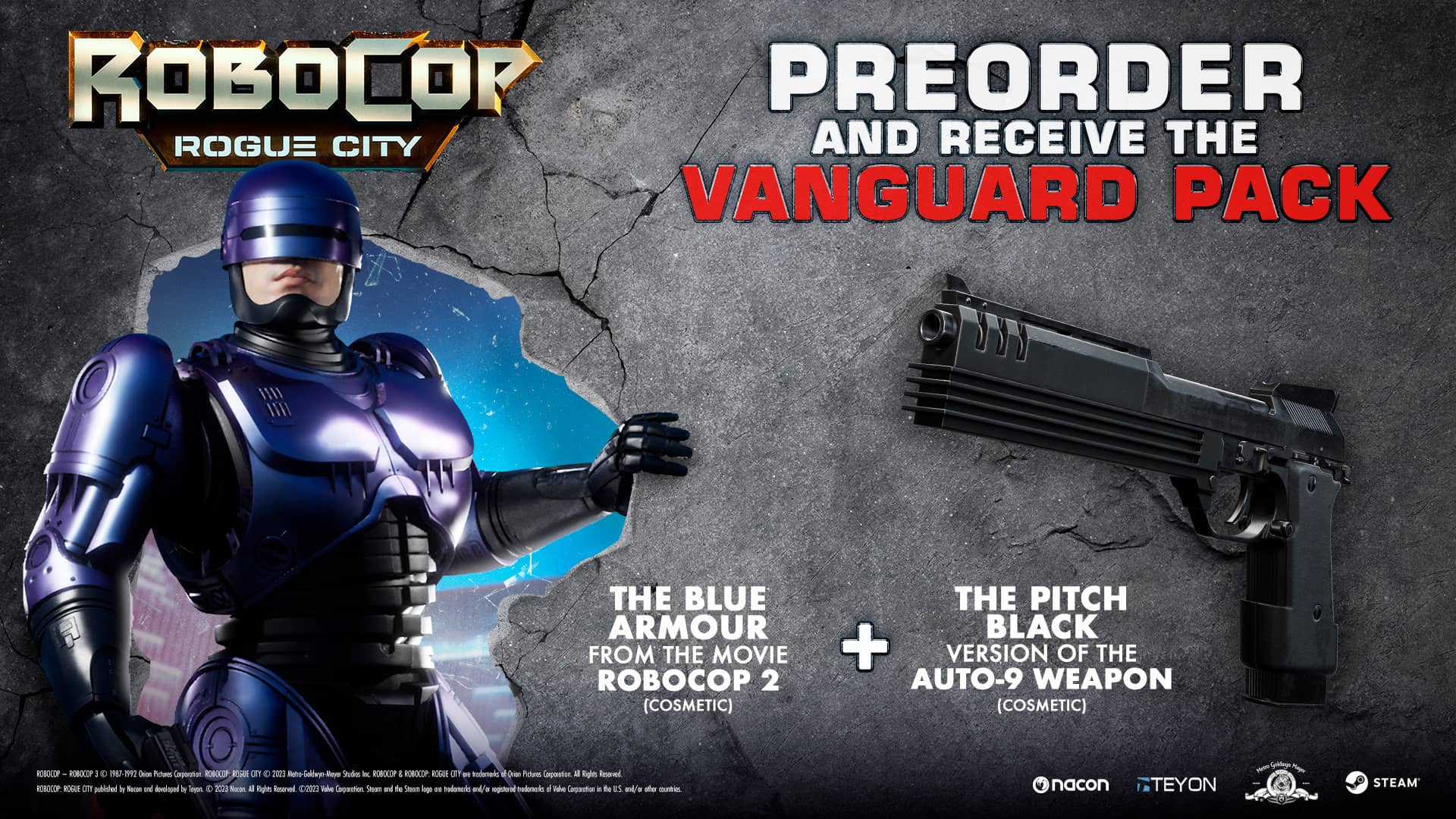 RoboCop: Rogue City - Pre-Order Bonus DLC Steam CD Key, $3.37