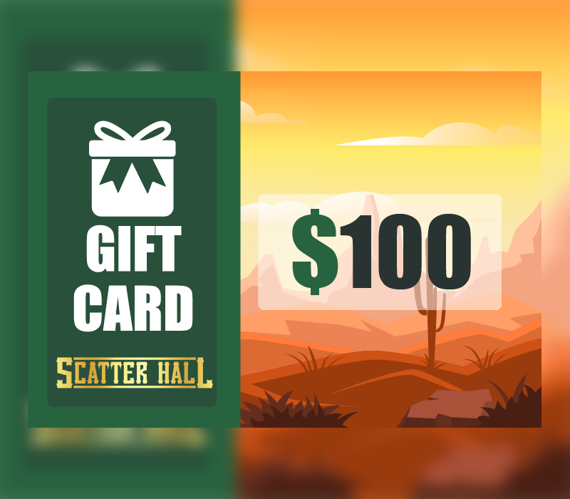 Scatterhall - $100 Gift Card, $122.21