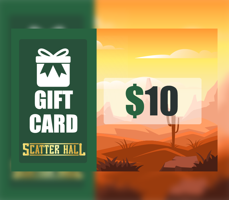 Scatterhall - $10 Gift Card, $12.37