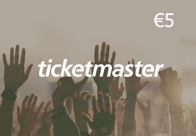 Ticketmaster €5 Gift Card AT, $6.43