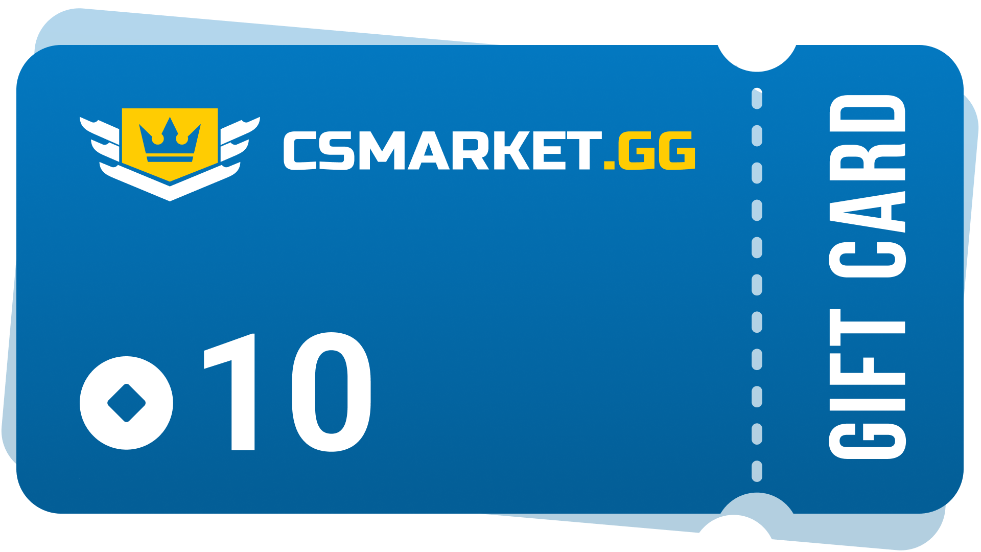 CSMARKET.GG 10 Gems Gift Card, $6.98