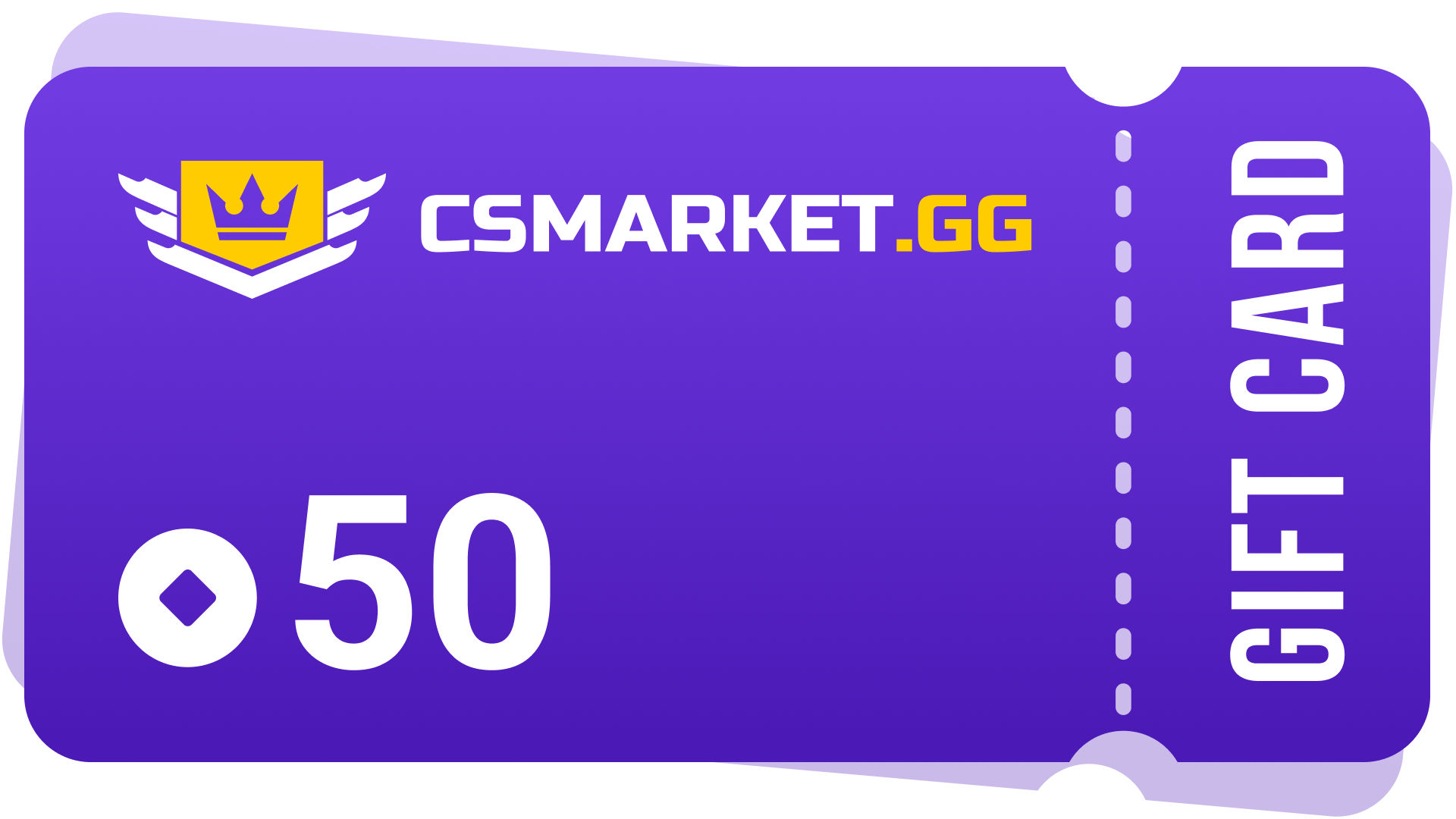 CSMARKET.GG 50 Gems Gift Card, $34.22