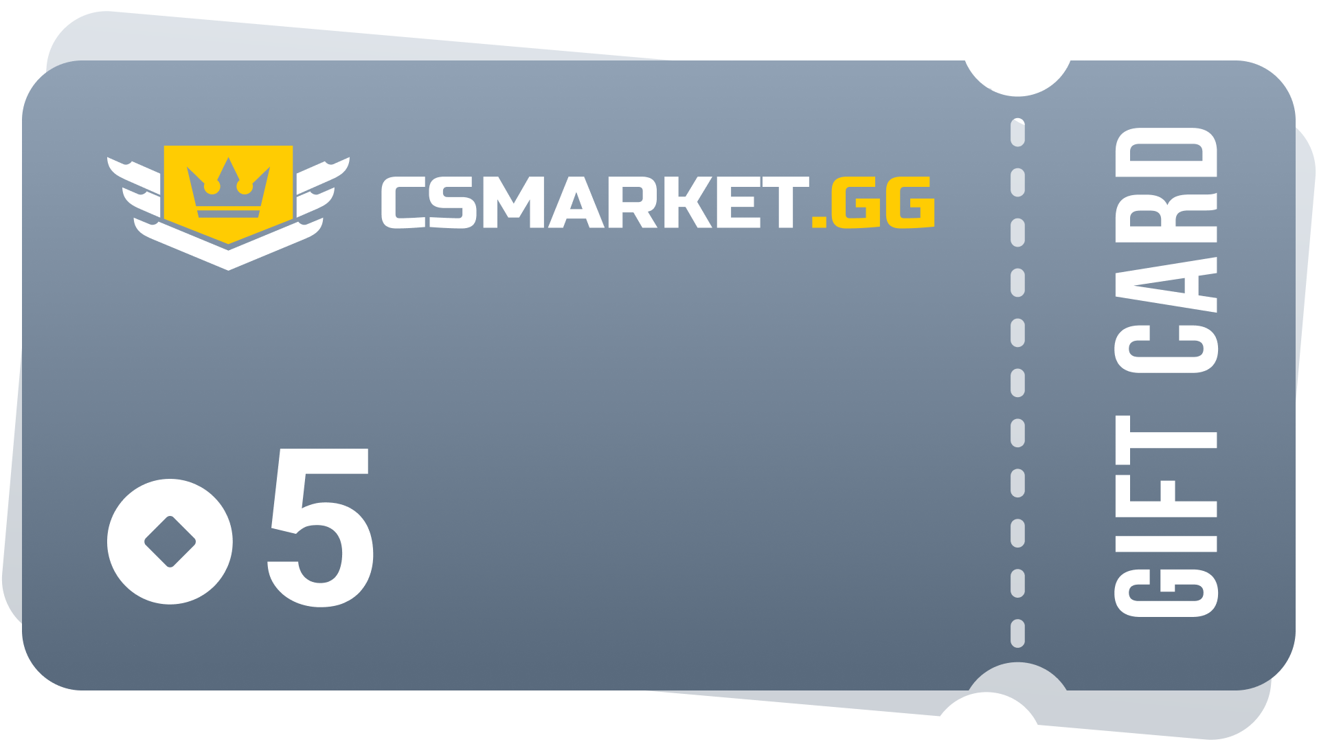 CSMARKET.GG 5 Gems Gift Card, $3.55