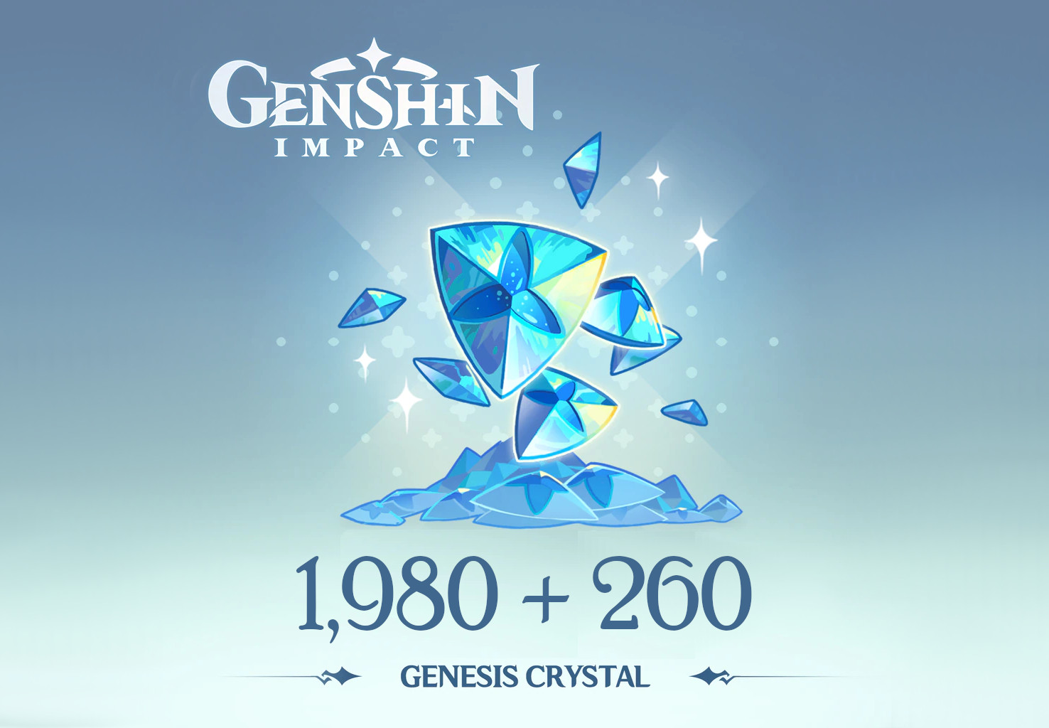 Genshin Impact - 1,980 + 260 Genesis Crystals Reidos Voucher, $33.9