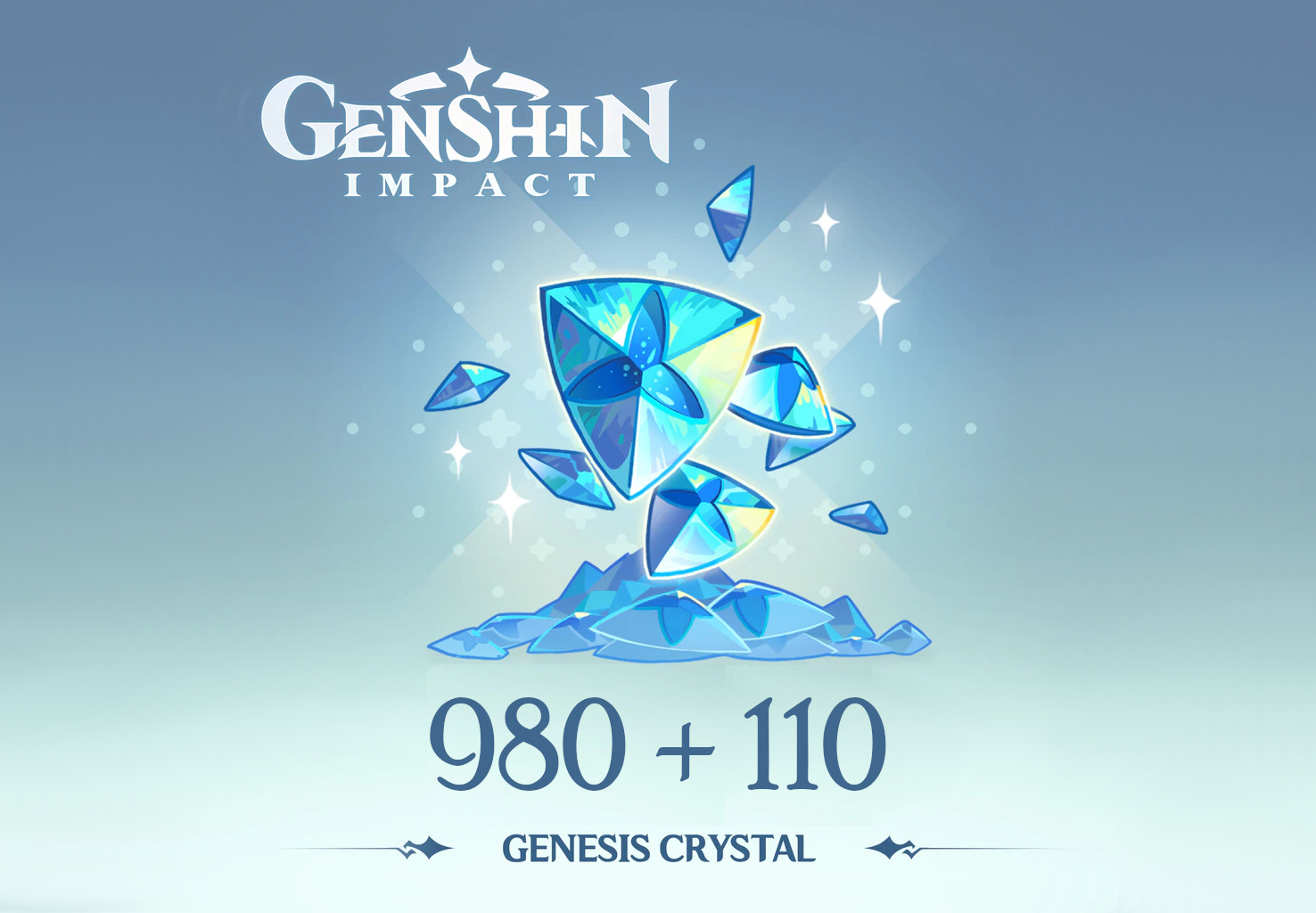 Genshin Impact - 980 + 110 Genesis Crystals Reidos Voucher, $17.23
