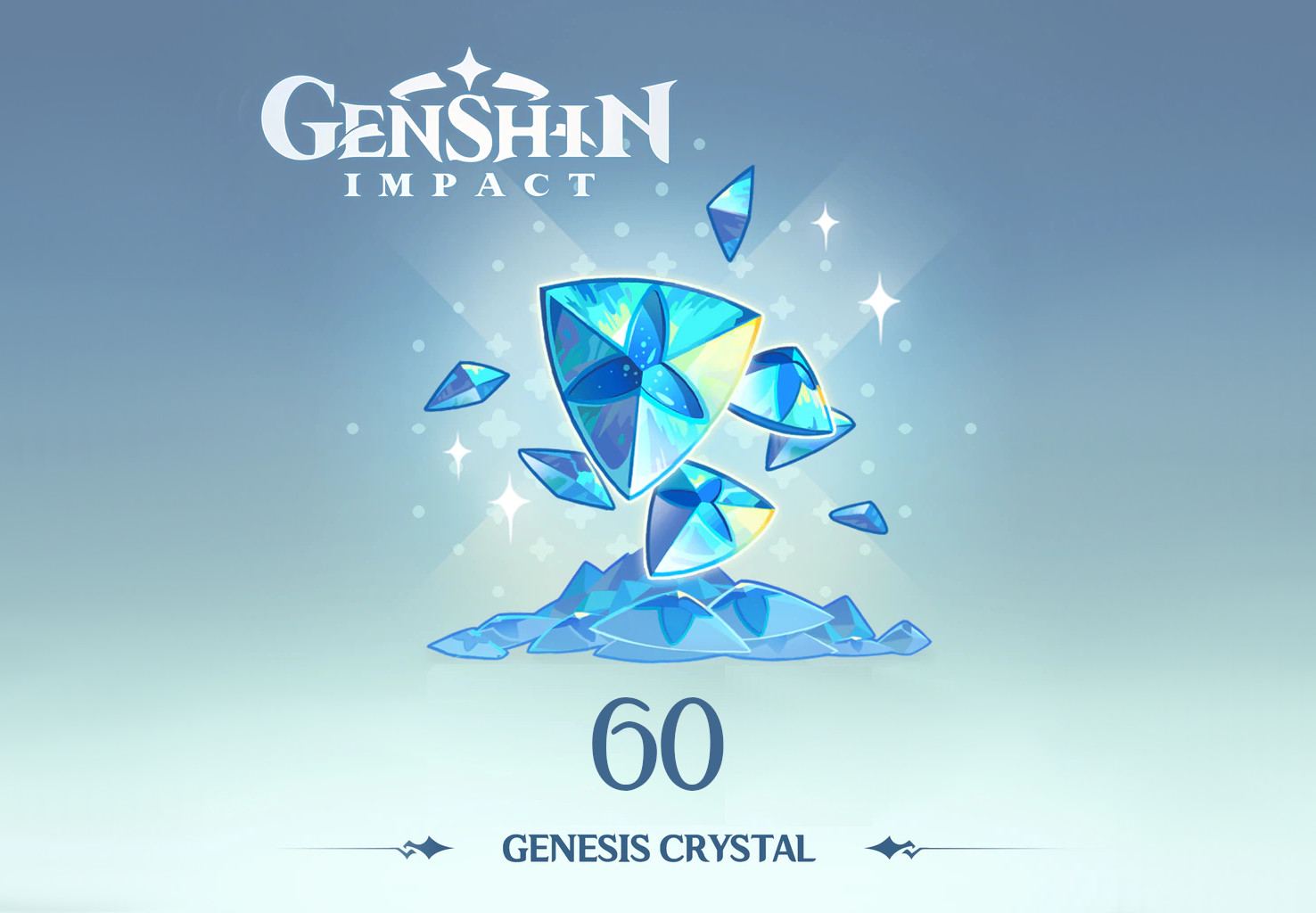 Genshin Impact - 60 Genesis Crystals Reidos Voucher, $1.32