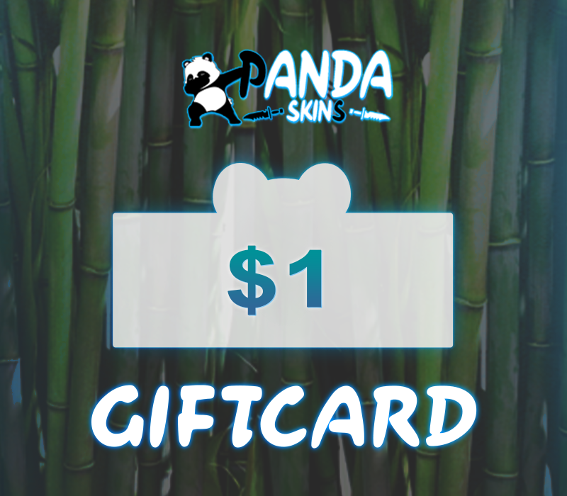 PandaSkins $1 Gift Card, $1.29