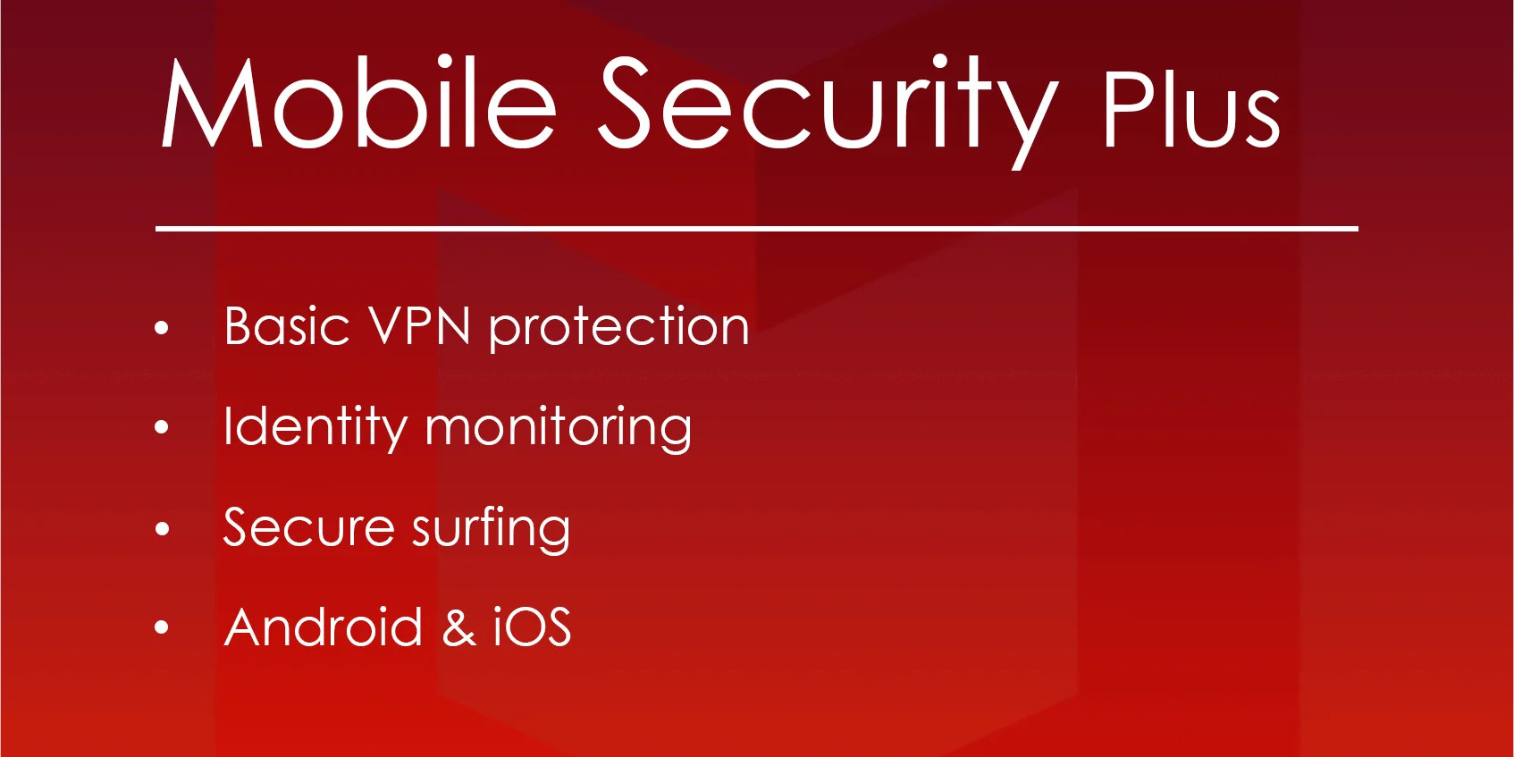 McAfee Mobile Security Plus VPN Key (1 Year / Unlimited Devices), $6.75