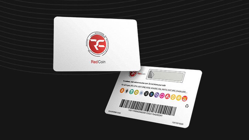 Red Coin Crypto Voucher $25 Gift Card, $31.89