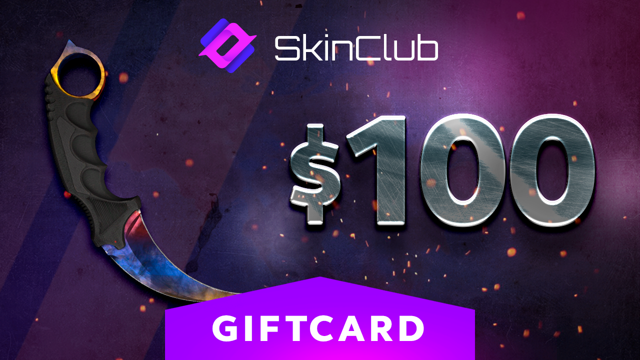 Skin.Club $100 Gift Card, $115.71