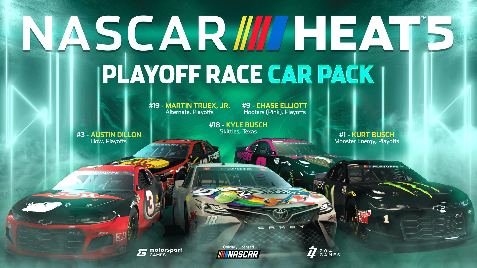 NASCAR Heat 5 - Playoff Pack DLC Steam CD Key, $0.24